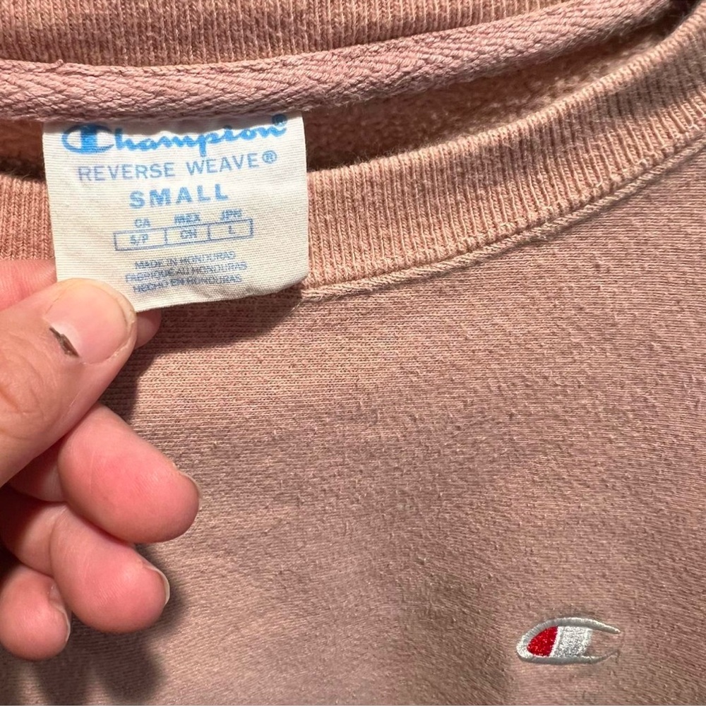Champion Pink Crew Neck Sweater View 2